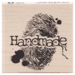 Inkadinkado Halloween Mounted Rubber Stamp 1.75 X1.75 : Handmade Fingerprint