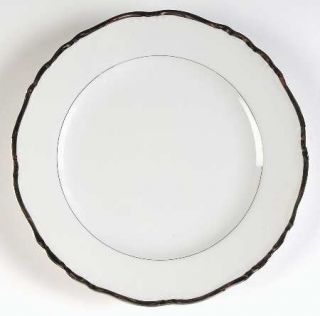 Gildhar Renaissance Salad Plate, Fine China Dinnerware   White, Embossed W/ Plat