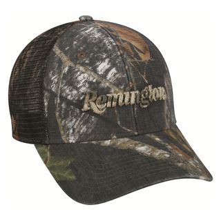 Remington Camo Mesh Back Ripstop Adjustable Cap (55 percent cotton, 45 percent polyesterOne size fits mostLow profile unstructured cap with precurved visorCamo mesh backHook and loop closure)