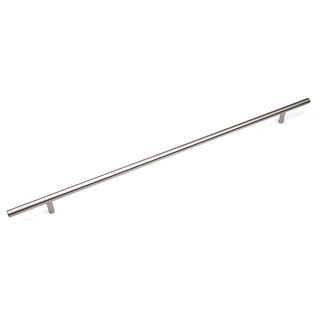 Stainless Steel Cabinet Bar Pull Handles 39.375 Inches (set Of 4) (100 percent stainless steelFinish: Brushed nickelOverall length: 39.375 inches Hole to hole spacing: 23.75 inches Projection: 1.375 inchesDiameter: 0.50 inchModel: 12SL0039S)