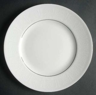Wedgwood Beresford 2000 Salad Plate, Fine China Dinnerware   White Acanthus Leav