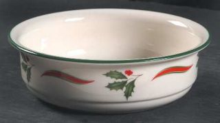 Lenox China Country Holly Soup/Cereal Bowl, Fine China Dinnerware   Chinastone,R