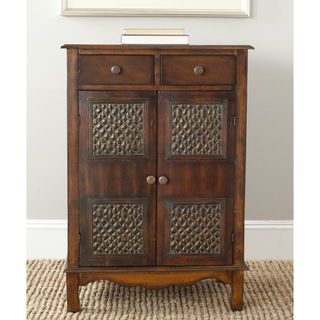 Safavieh Herbert Dark Brown Chest (Dark BrownMaterials: BirchwoodDimensions: 36.8 inches high x 26 inches wide x 15.5 inches deepThis product will ship to you in 1 box.Furniture arrives fully assembled )