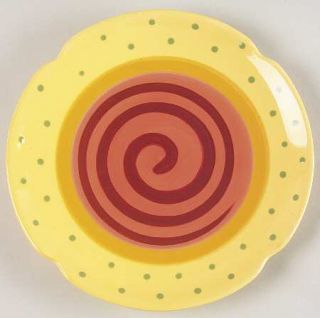Pfaltzgraff Pistoulet Dessert/Pie Plate, Fine China Dinnerware   Stoneware, Mult