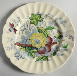 Royal Doulton Kirkwood, The Multicolor Dinner Plate, Fine China Dinnerware   Mul