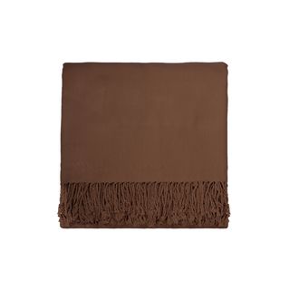 Solid Bamboo 50 X 70 Taupe Throw (TaupeMaterials: 100 percent bamboo viscoseCare instructions: Dry clean Dimensions: 50 inches wide x 70 inches longThe digital images we display have the most accurate color possible. However, due to differences in compute