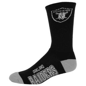 Oakland Raiders For Bare Feet Deuce Crew 504 Socks