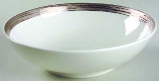 Sasaki China Beechwood Platinum Soup/Cereal Bowl, Fine China Dinnerware   Wood T