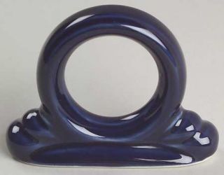 Homer Laughlin  Fiesta Cobalt Blue (Newer) Napkin Ring, Fine China Dinnerware  