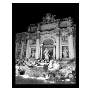 Fountain Of Rome Framed Wall Art   20W x 26H in. Multicolor   100501