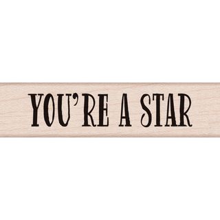 Hero Arts Mounted Rubber Stamps 3x1 youre A Star