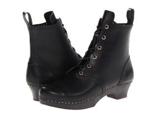 Swedish Hasbeens Grandma Debutant Boot Womens Shoes (Black)