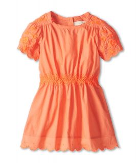 Stella McCartney Kids Anabelle Girls S/S Dress With Embroidery Girls Dress (Coral)