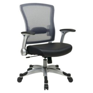 Office Chair: Executive Chair with Light Air Grid Back   Black
