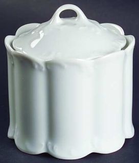 Rosenthal   Continental Monbijou (White) Sugar Bowl & Lid, Fine China Dinnerware