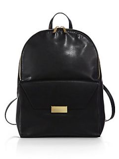 Stella McCartney Beckett Faux Leather Backpack   Black