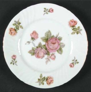 Johann Haviland Tearose Bread & Butter Plate, Fine China Dinnerware   Pink Roses