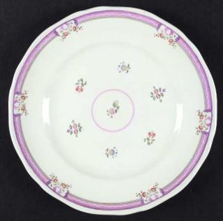 Laura Ashley Alice Dinner Plate, Fine China Dinnerware   Floral Border&Center,Pi