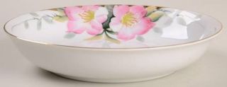 Noritake Azalea Coupe Soup Bowl, Fine China Dinnerware   Pink,Patent#19322 Or #2