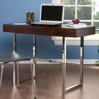 Wildon Home ® Cleoford Computer Desk and Chrome CSN4380