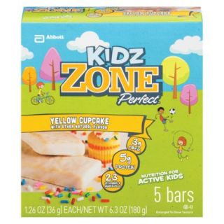 ZonePerfect Kidz Yellow Cupcake Nutrition Bars   5 Count