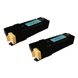 Dell 2150c Compatible Cyan Toner Cartridges (2 Pack) (CyanPrint Yield : 2,500 at 5 percent coverageNon refillableModel: 2150CPack of 2We cannot accept returns on this product. )