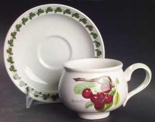 Pillivuyt Barbeau Breakfast Cup & Saucer Set, Fine China