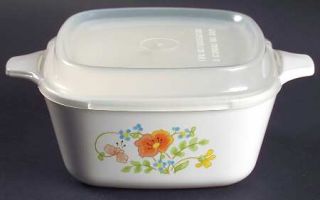 Corning Wildflower Petite Pan with Lid, Fine China Dinnerware   Corelle, Floral,