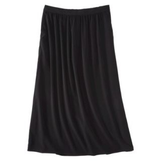 Pure Energy Womens Plus Size Maxi Skirt   Black 3X