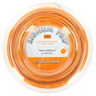 Signum Pro Hextreme 1.25 Reel Tennis String  Orange