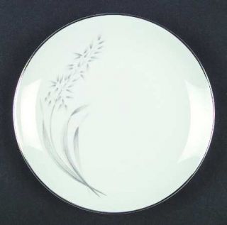 Vita Craft Avenaire Salad Plate, Fine China Dinnerware   Gray/Green Wild Grass,
