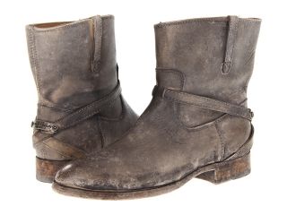 Frye Lindsay Plate Short Cowboy Boots (Gray)