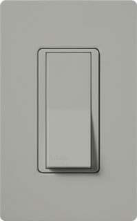 Lutron CA4PSHGR Light Switch, Claro Decorator Rocker Switch, 4Way Gray