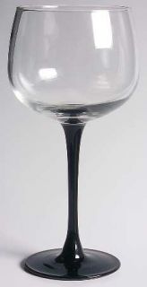 Cristal DArques Durand Domino/Signature Black Hock Wine   Plain Bowl, Smooth  S