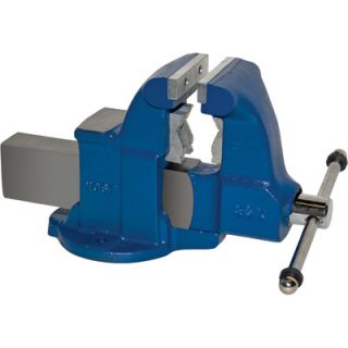 Yost Heavy Duty Industrial Combination Bench Vise   Stationary Base, 4 1/2in.