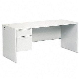 Hon 38000 Series Light gray Left Pedestal Desk