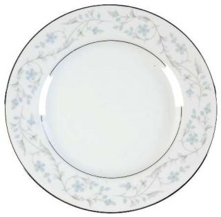 Royal Wentworth Fairlawn Bread & Butter Plate, Fine China Dinnerware   Blue/Pink