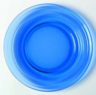 Hazel Atlas Moderntone Cobalt Blue (Transparent) Bread and Butter Plate   Cobalt