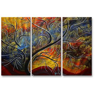Megan Duncanson Golden Dance Metal Wall Art (LargeDimensions: 23.5 inches high x 38 inches wide )
