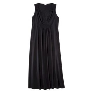Merona Womens Plus Size Sleeveless Maxi Dress   Black 1