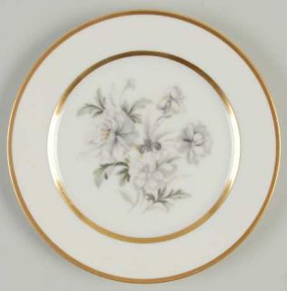 Noritake Mystery #165 Bread & Butter Plate, Fine China Dinnerware   Floral Cente