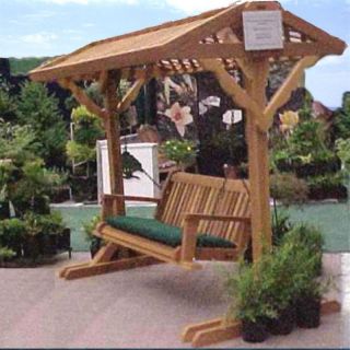 Porch Swing: Yardswing Stand with Roof & Optional Swing