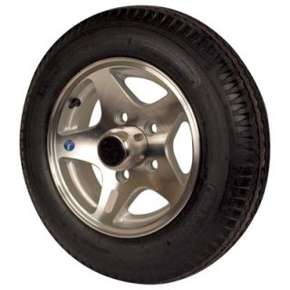 Martin Aluminum Star Mag Trailer Tires and Assembly   12in. Bias Ply, Model#