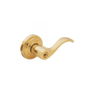 Baldwin Hardware 5255.003.RENT Images Images Collection Wave Polished Brass Righ