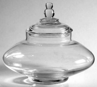 Imperial Glass Ohio Candlewick Clear (Stem #3400) Candy Box with Lid, Jar Tower