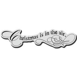 Stampendous Christmas Cling Rubber Stamp : Christmas Air