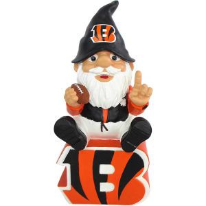 Cincinnati Bengals Forever Collectibles Gnome Sitting on Logo