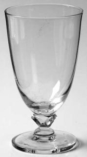 Maleras (Sweden) Mgs1 Juice Glass   Multisided Stem,Plain Bowl,Clear