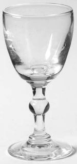 Steuben 6268 Cordial Glass   Plain, Clear,Round Wafer Stem