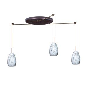 Besa Lighting BEL 3BW 1713MG BR Pera Pendant